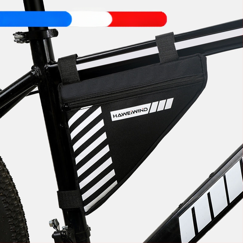 Велосипедна чанта с преден държач за вода, чанта върху горна тръба над седло и триъгълна чанта за инструменти — марка Powerful merchant; Без подплата; Категория: Чанта за велосипед