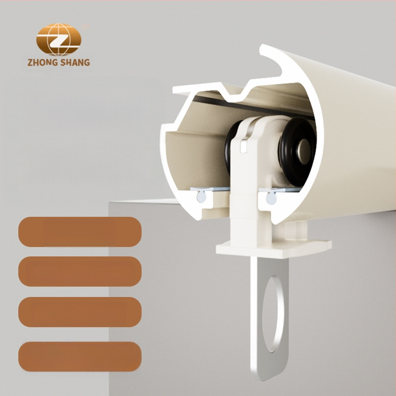 Aliuminio lydinio užuolaidų lazda, Modelis 491 apatinė bėginė juosta; Priedai: dekoratyvinė galvutė, ritė, laikiklis, tarpiklis; Stilius: šiuolaikinis paprastumas (Modelis: 491; Medžiaga: aliuminio lydinys; Tipas: užuolaidų lazda; Priedai: dekoratyvinė gal