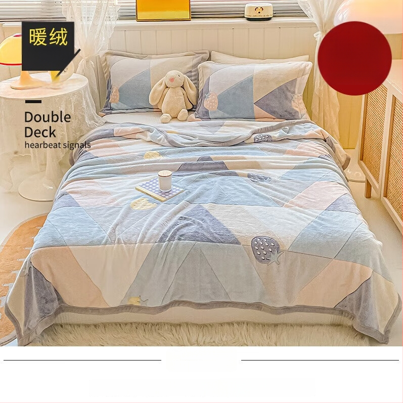 Korallfliis tekk LIFE HOME; polüestri kiud; kaal 1000 g; hooaeg kevad ja sügis; muster: taimed ja lilled