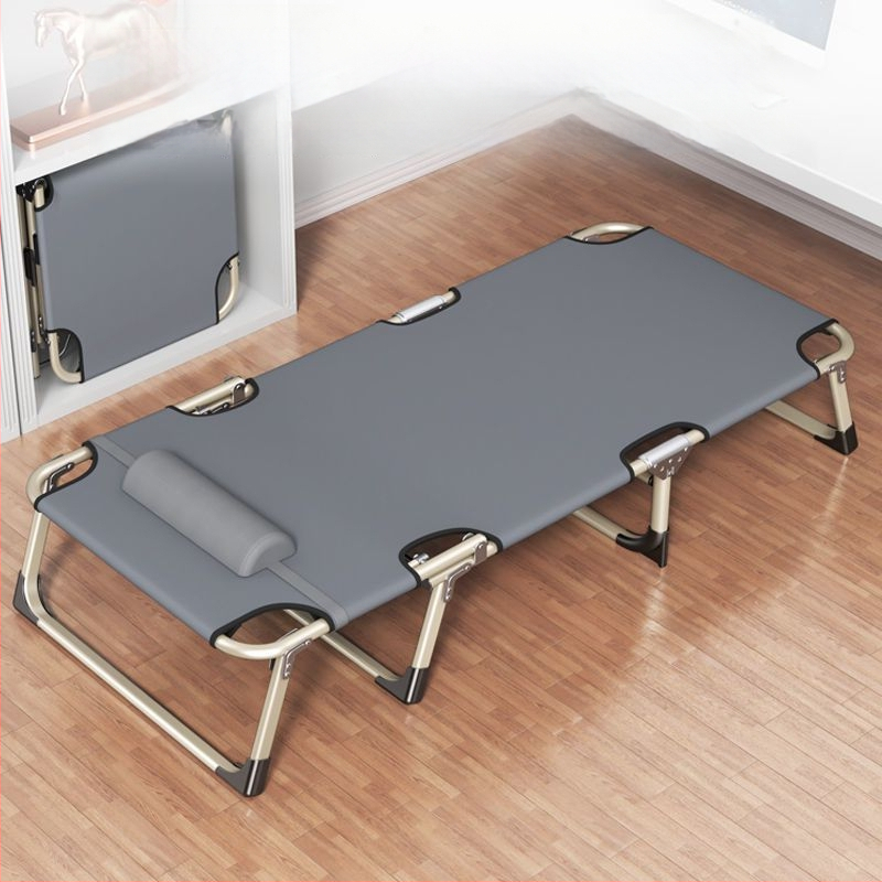 Sk lopivi kamping ležaj za jednoga s čeličnim okvirom, površina od Oxford platna, težina 1,0 kg, bez nosača