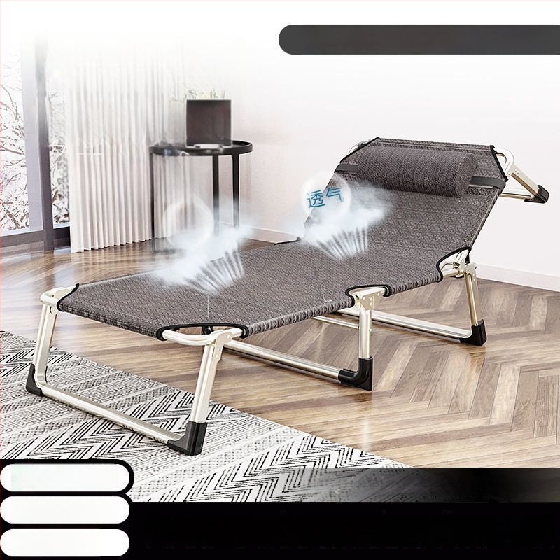 Sk lopivi kamping ležaj za jednoga s čeličnim okvirom, površina od Oxford platna, težina 1,0 kg, bez nosača