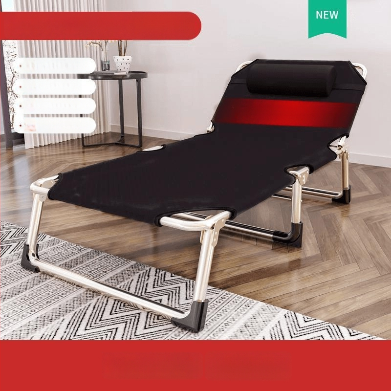 Sk lopivi kamping ležaj za jednoga s čeličnim okvirom, površina od Oxford platna, težina 1,0 kg, bez nosača