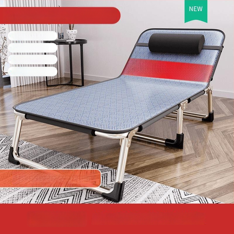 Sk lopivi kamping ležaj za jednoga s čeličnim okvirom, površina od Oxford platna, težina 1,0 kg, bez nosača