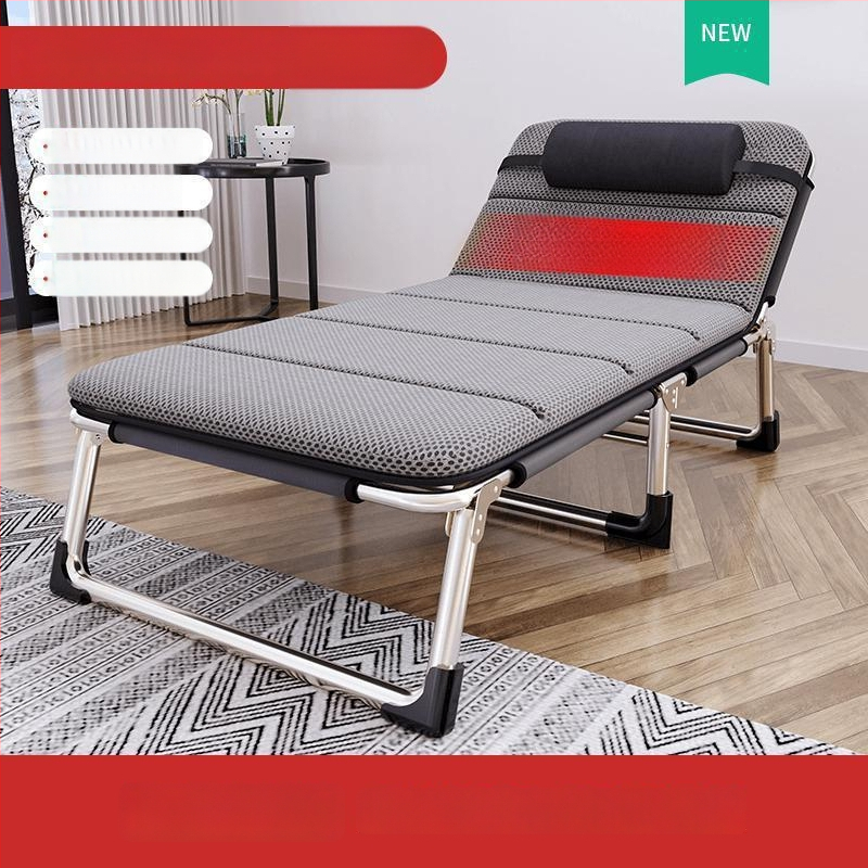 Sk lopivi kamping ležaj za jednoga s čeličnim okvirom, površina od Oxford platna, težina 1,0 kg, bez nosača