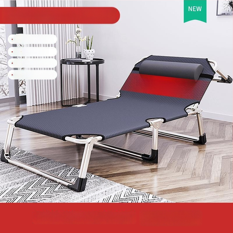 Sk lopivi kamping ležaj za jednoga s čeličnim okvirom, površina od Oxford platna, težina 1,0 kg, bez nosača