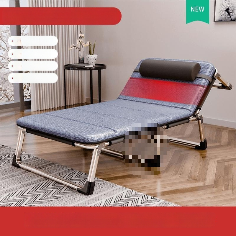 Sk lopivi kamping ležaj za jednoga s čeličnim okvirom, površina od Oxford platna, težina 1,0 kg, bez nosača