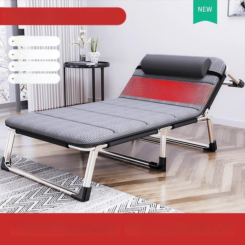 Sk lopivi kamping ležaj za jednoga s čeličnim okvirom, površina od Oxford platna, težina 1,0 kg, bez nosača