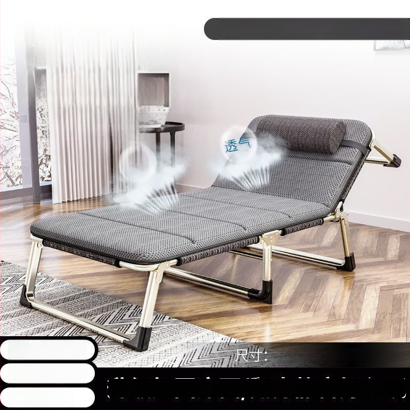 Sk lopivi kamping ležaj za jednoga s čeličnim okvirom, površina od Oxford platna, težina 1,0 kg, bez nosača