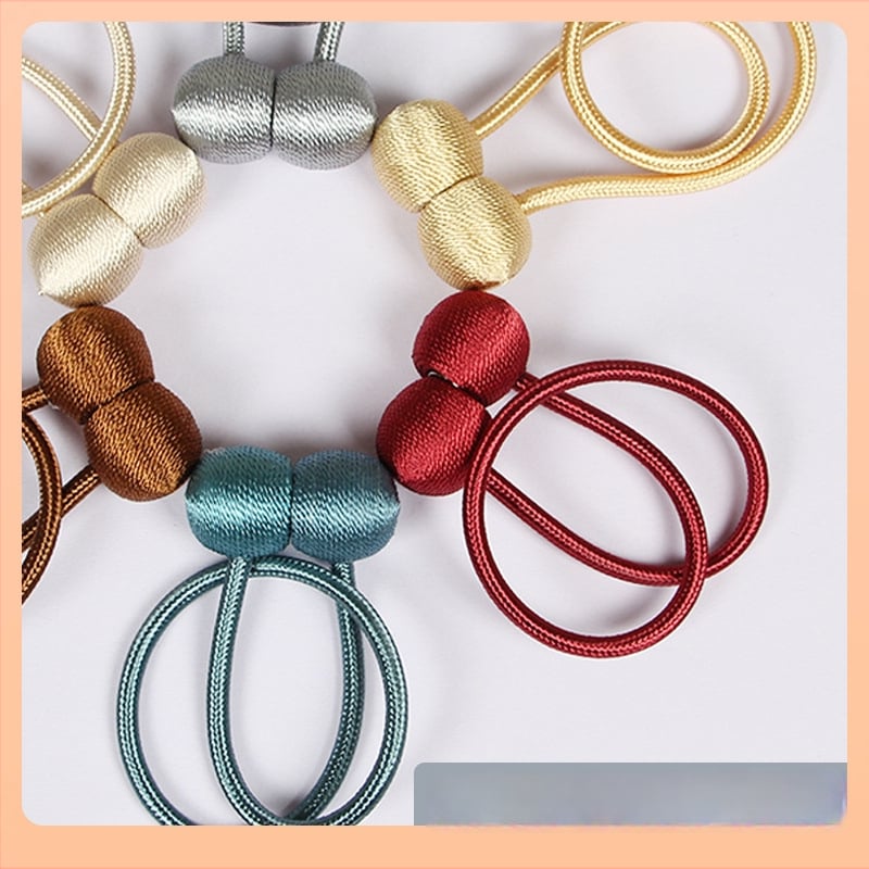 Magentiniai užuolaidų laikikliai, iš medžio, dekoratyviniai užuolaidų laikikliai