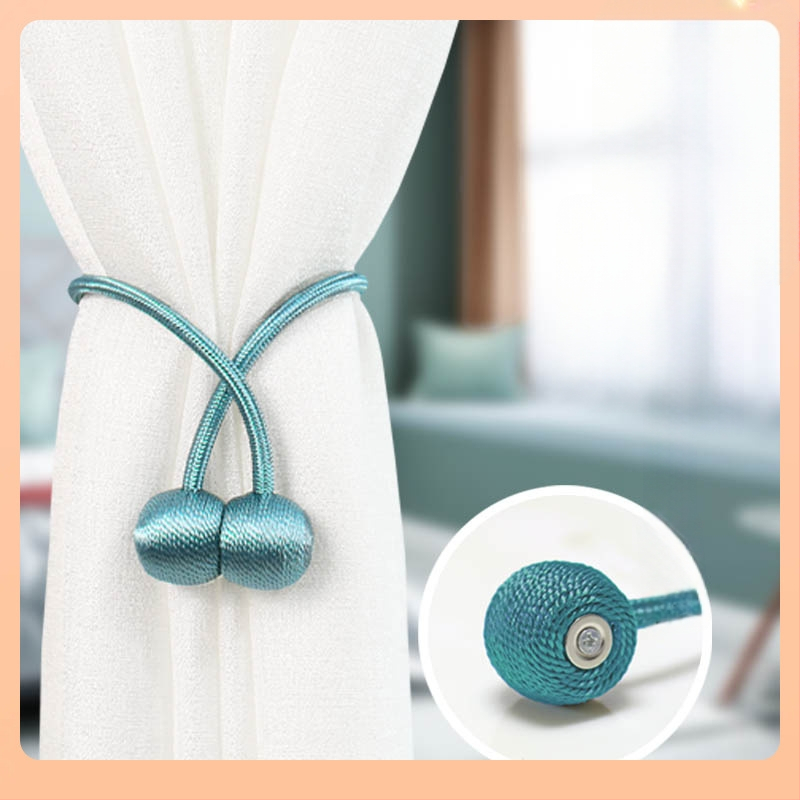 Magentiniai užuolaidų laikikliai, iš medžio, dekoratyviniai užuolaidų laikikliai