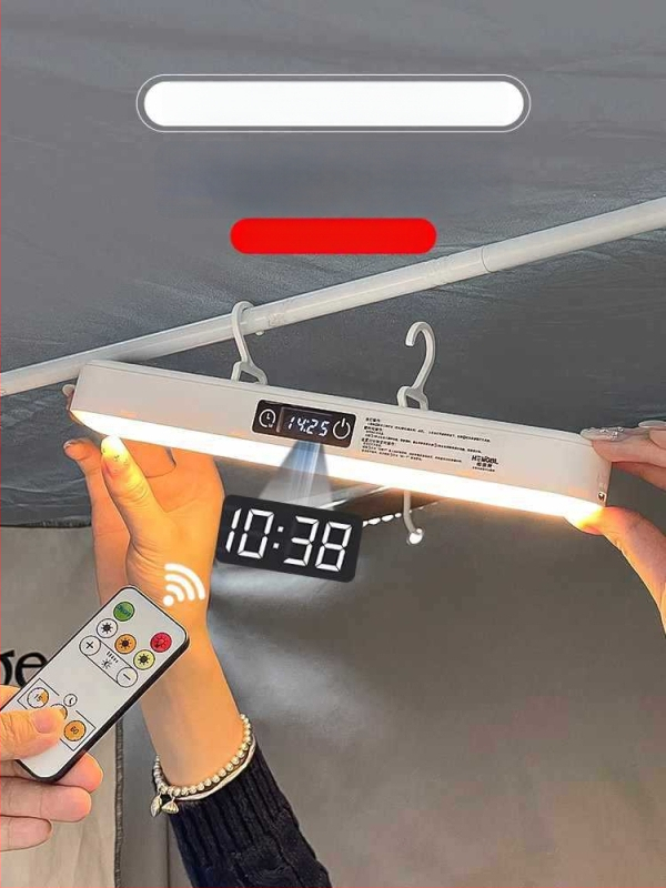 Naktinė lemputė šalia lovos su ABS gaubtu, balsinis valdymas, įmontuota baterija, įtampa iki 36V, CRI ≥95