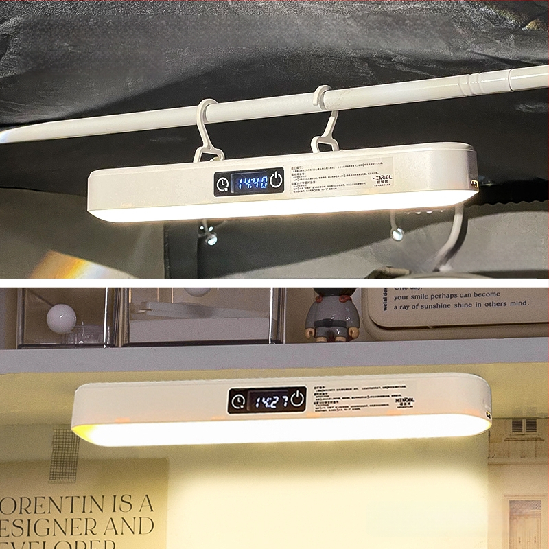 Naktinė lemputė šalia lovos su ABS gaubtu, balsinis valdymas, įmontuota baterija, įtampa iki 36V, CRI ≥95