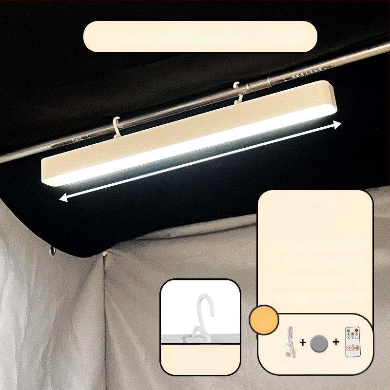 Naktinė lemputė šalia lovos su ABS gaubtu, balsinis valdymas, įmontuota baterija, įtampa iki 36V, CRI ≥95