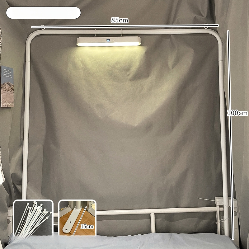 Naktinė lemputė šalia lovos su ABS gaubtu, balsinis valdymas, įmontuota baterija, įtampa iki 36V, CRI ≥95