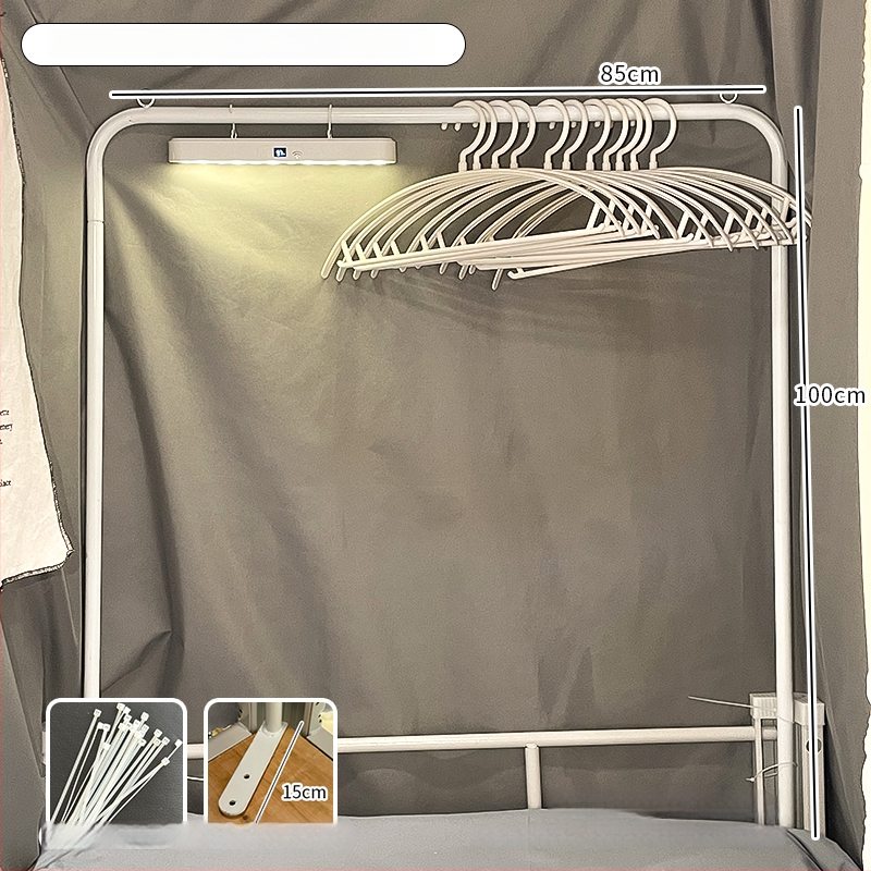 Naktinė lemputė šalia lovos su ABS gaubtu, balsinis valdymas, įmontuota baterija, įtampa iki 36V, CRI ≥95