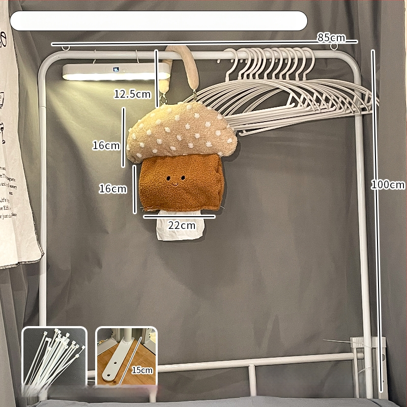 Naktinė lemputė šalia lovos su ABS gaubtu, balsinis valdymas, įmontuota baterija, įtampa iki 36V, CRI ≥95