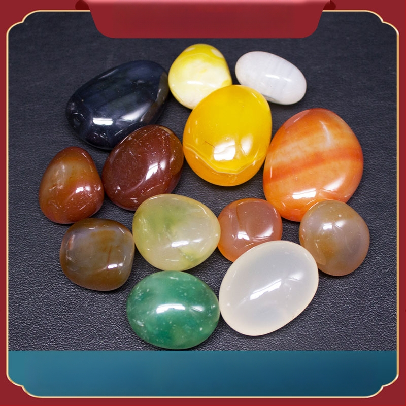 Χαλικά αχάτη για διακόσμηση ενυδρείου (Κρύσταλλος: αχάτης; Εμφάνιση: ωμός λίθος; Χρήση: διακόσμηση ενυδρείου)