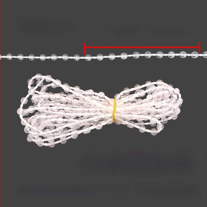 Κορδόνι κουρτινών με χάντρες για ρολοκουρτίνες, άξονας περιστροφής επάνω-κάτω, χειροκίνητος μηχανισμός έλξης, ύφασμα από μετάξι, κωδ. F96T58S85MMJ7J