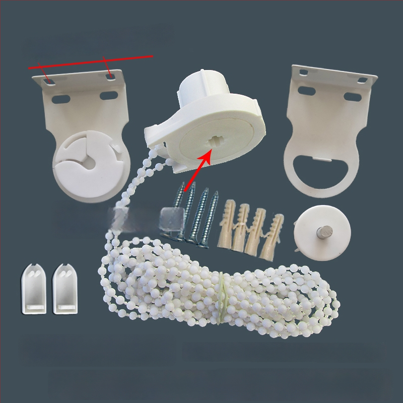 Κορδόνι κουρτινών με χάντρες για ρολοκουρτίνες, άξονας περιστροφής επάνω-κάτω, χειροκίνητος μηχανισμός έλξης, ύφασμα από μετάξι, κωδ. F96T58S85MMJ7J