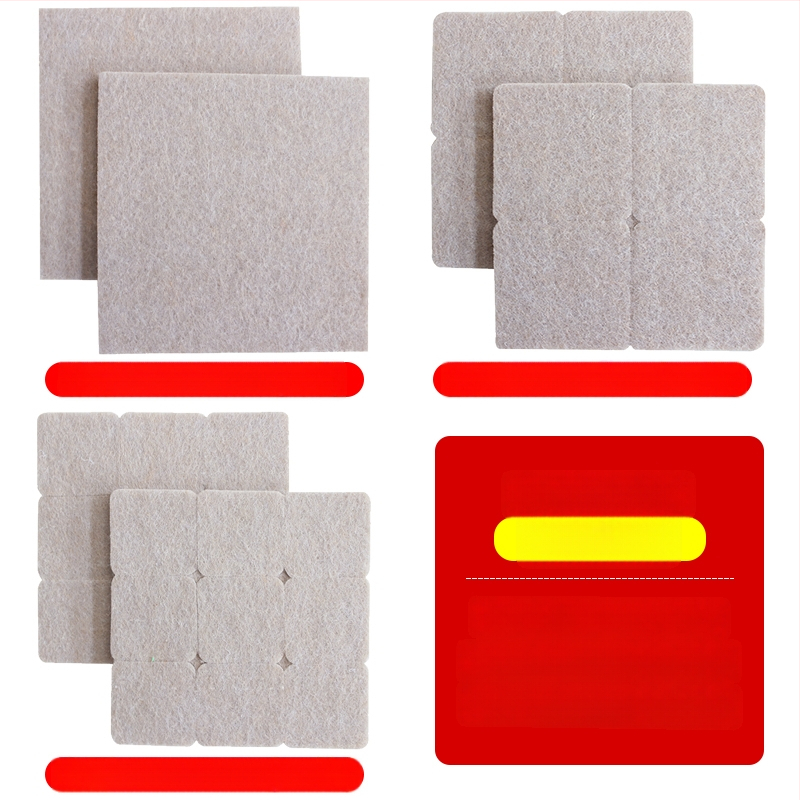 Filco stalo ir kėdės kojų padėkliukai – neslysta, tylūs, atsparūs dėvėjimuisi; Forma: Kvadratas; Raštas: 8834016; Stilius: Universalus