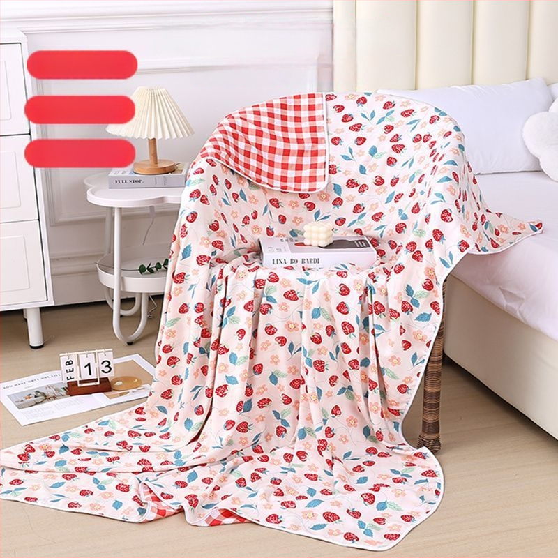 Puuvillane triibuline kate, kerge, alla 300 g, värske ja puhas stiil