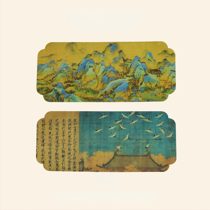 Dviejų pusių brokato arbatos kilimėlis – kvadratinės formos, atsparus aukštoms temperatūroms, rūmų stiliaus ir kinų stiliaus