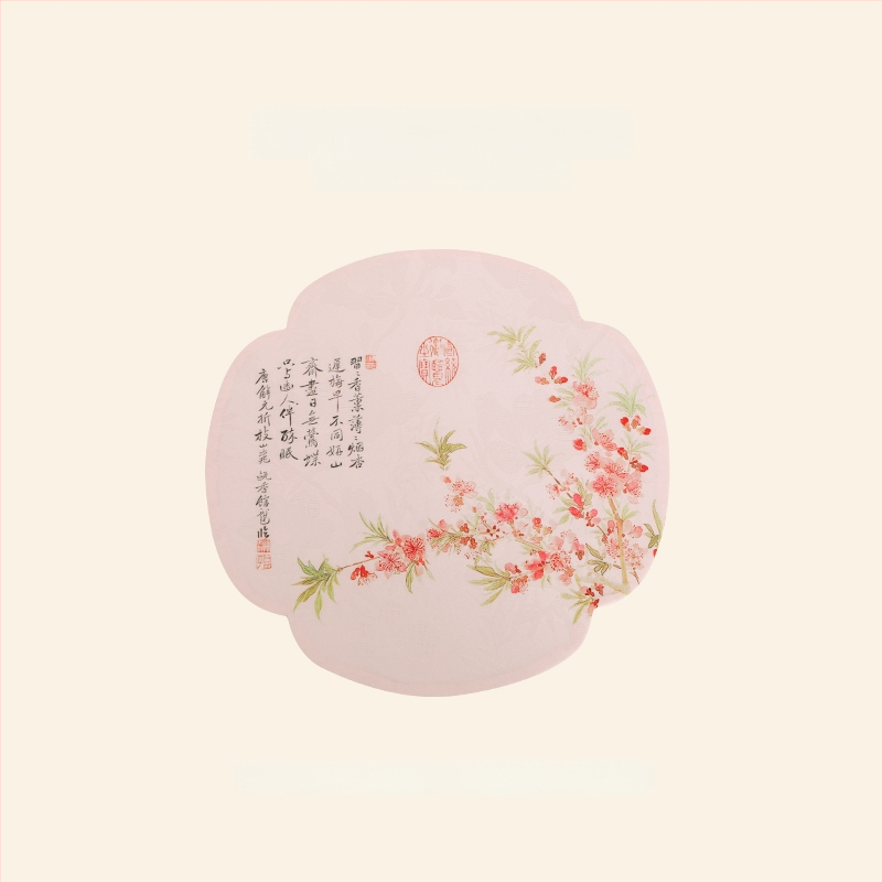 Dviejų pusių brokato arbatos kilimėlis – kvadratinės formos, atsparus aukštoms temperatūroms, rūmų stiliaus ir kinų stiliaus