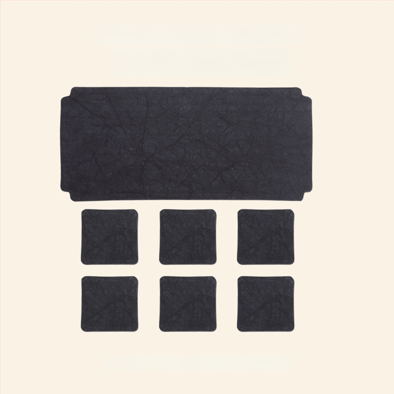 Dviejų pusių brokato arbatos kilimėlis – kvadratinės formos, atsparus aukštoms temperatūroms, rūmų stiliaus ir kinų stiliaus