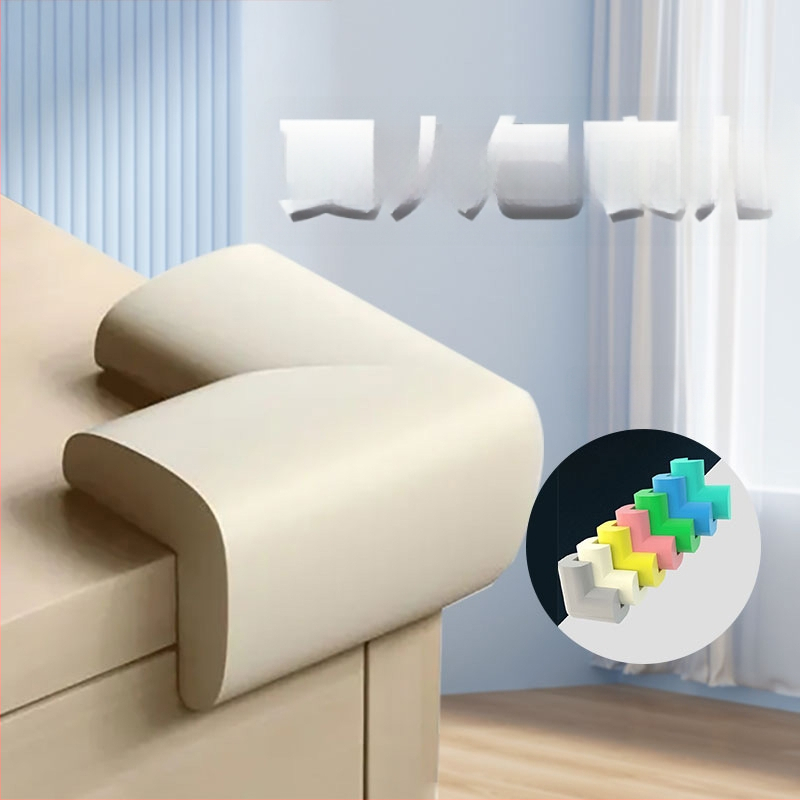 Protector de colț pentru masă din burete – protecție a colțurilor din spumă pentru colțuri din sticlă, anti-coliziune, protecție a marginii | Brand: Heibei bear