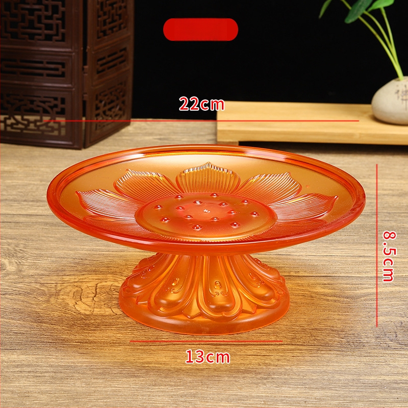 Budistų aukojimo lėkštė, plastikinė, retro stilius (Paviršiaus technologija 37590057295; įprastas įpakavimas)