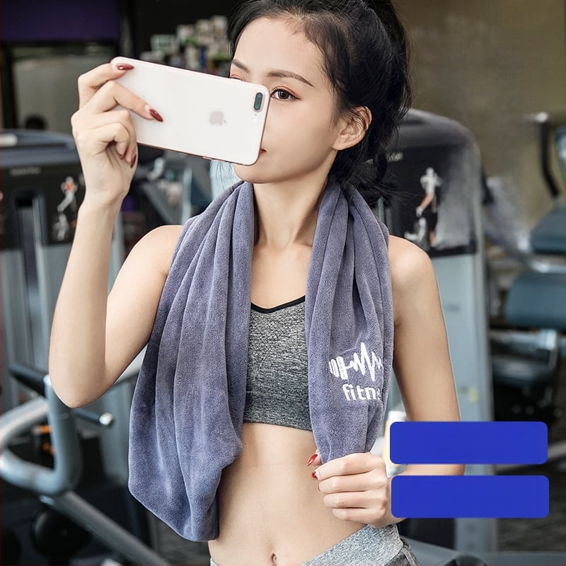 Спортна кърпа – мека, дишаща, попивна, бързосъхнеща, с проста основна тъкан