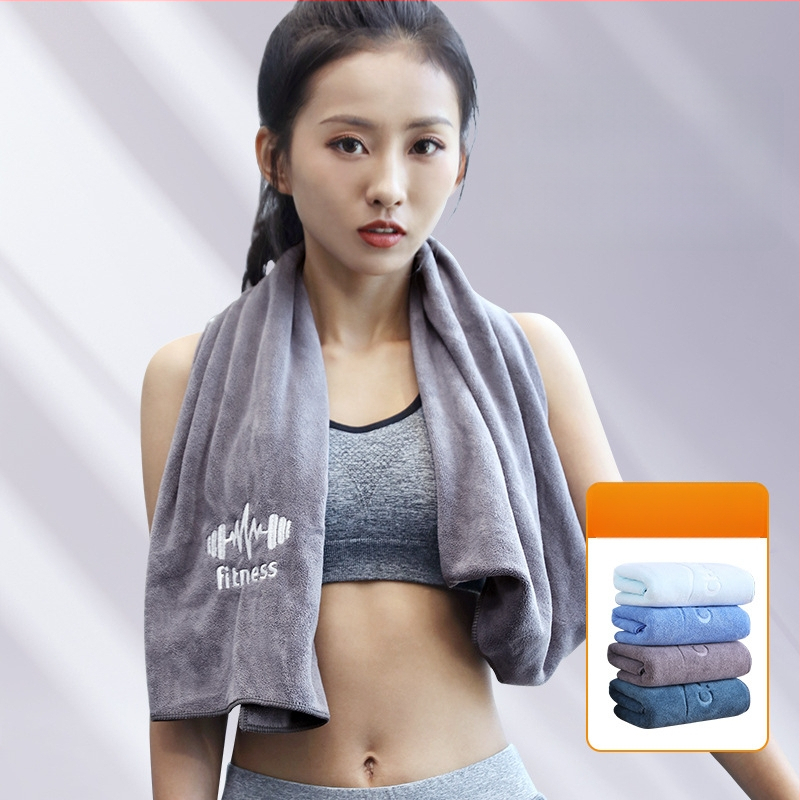 Спортна кърпа – мека, дишаща, попивна, бързосъхнеща, с проста основна тъкан