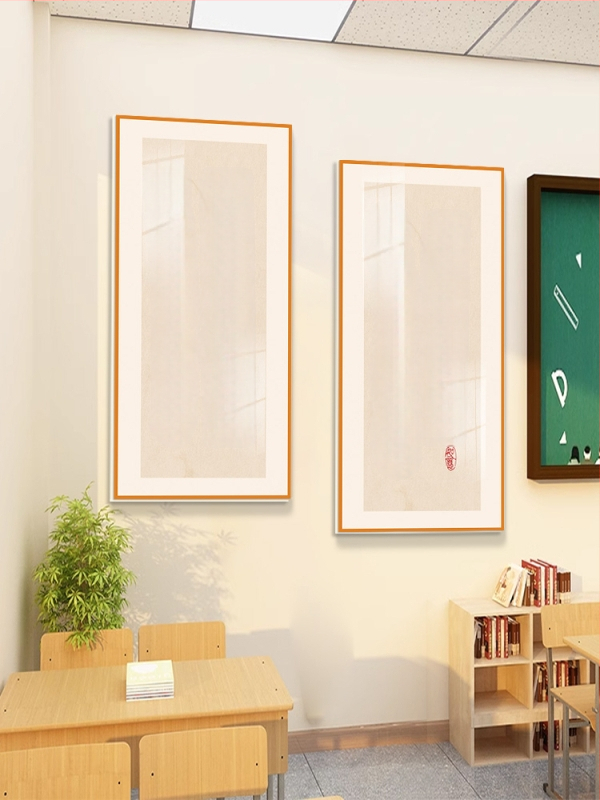 Стенен стикер за класна стая: китайски стил вдъхновяващи лозунги, водоустойчив PVC материал, текстов дизайн (букви/числа/текст), модерен минималистичен стил с огледален ефект