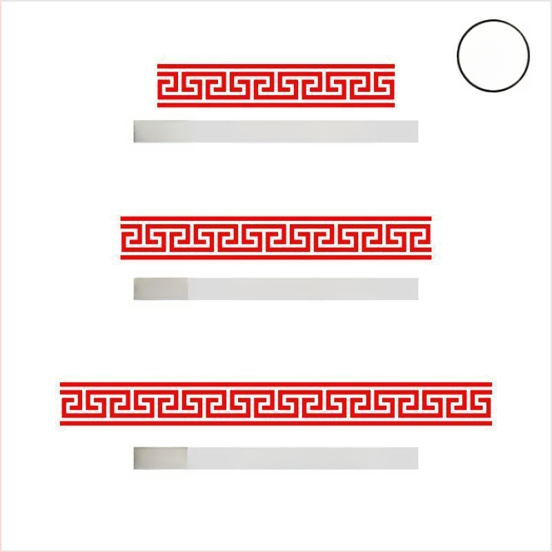 Стенно стикер - триизмерен PVC декор, противопожарна функция, китайски стил, за външни пространства