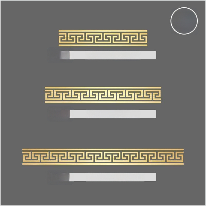 Стенно стикер - триизмерен PVC декор, противопожарна функция, китайски стил, за външни пространства