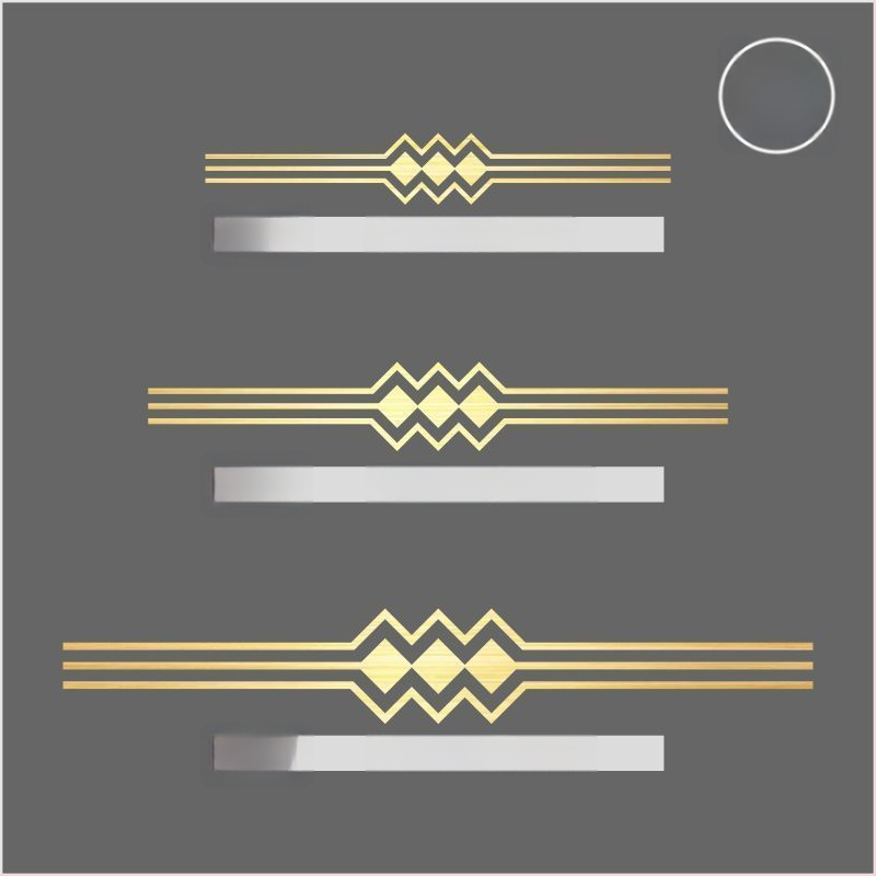 Стенно стикер - триизмерен PVC декор, противопожарна функция, китайски стил, за външни пространства