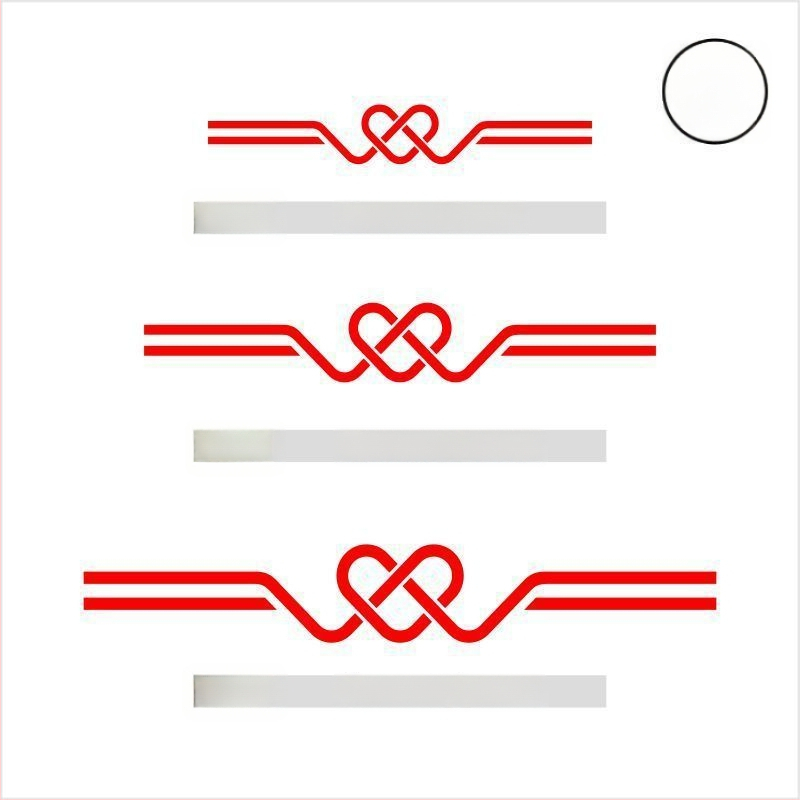 Стенно стикер - триизмерен PVC декор, противопожарна функция, китайски стил, за външни пространства