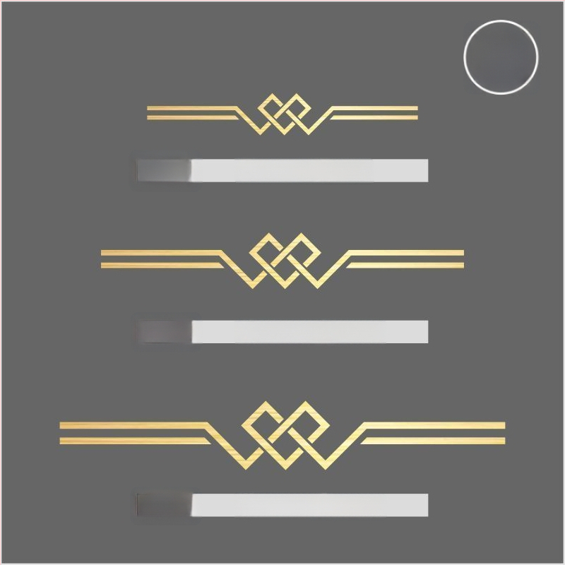 Стенно стикер - триизмерен PVC декор, противопожарна функция, китайски стил, за външни пространства