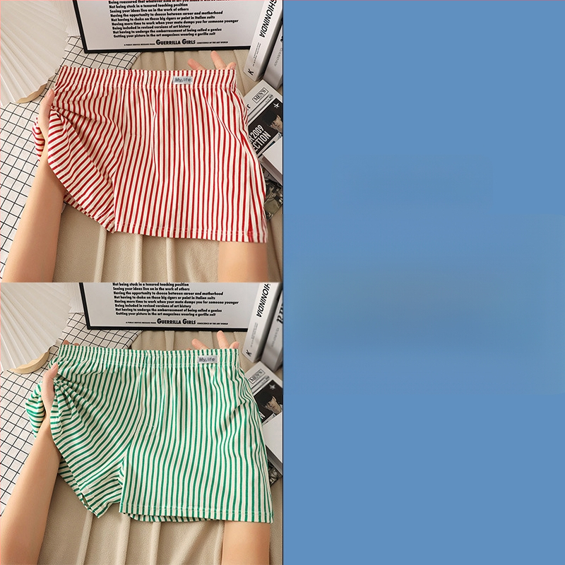 Мъжки памучни боксерки, свободен крой, модел райета/мрежа, основен плат 95-100% памук, средна талия