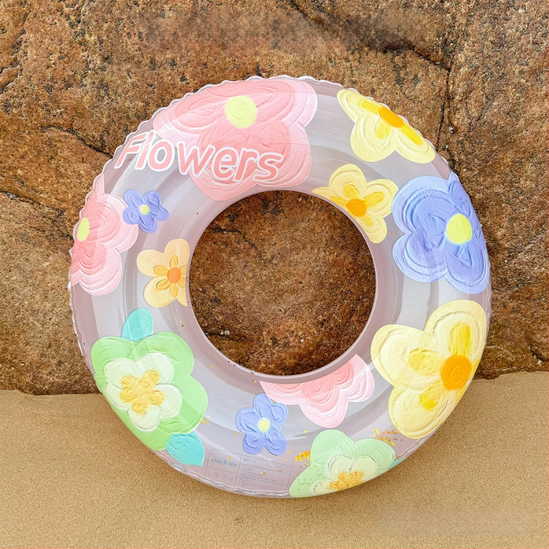 Bērnu peldēšanas gredzens, PVC materiāls, vienkrāsains dizains