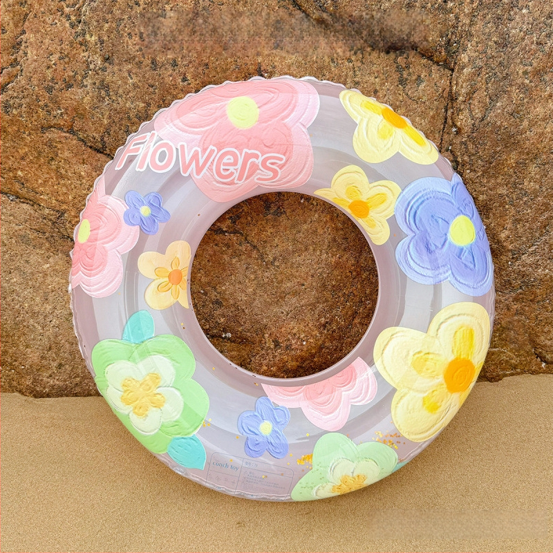 Bērnu peldēšanas gredzens, PVC materiāls, vienkrāsains dizains