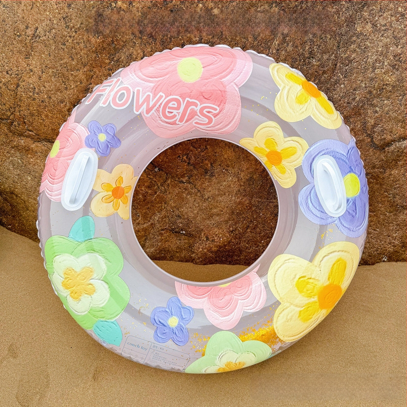 Bērnu peldēšanas gredzens, PVC materiāls, vienkrāsains dizains