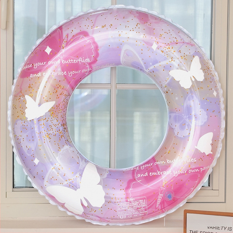 Bērnu peldēšanas gredzens, PVC materiāls, vienkrāsains dizains