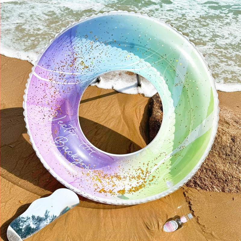 Bērnu peldēšanas gredzens, PVC materiāls, vienkrāsains dizains