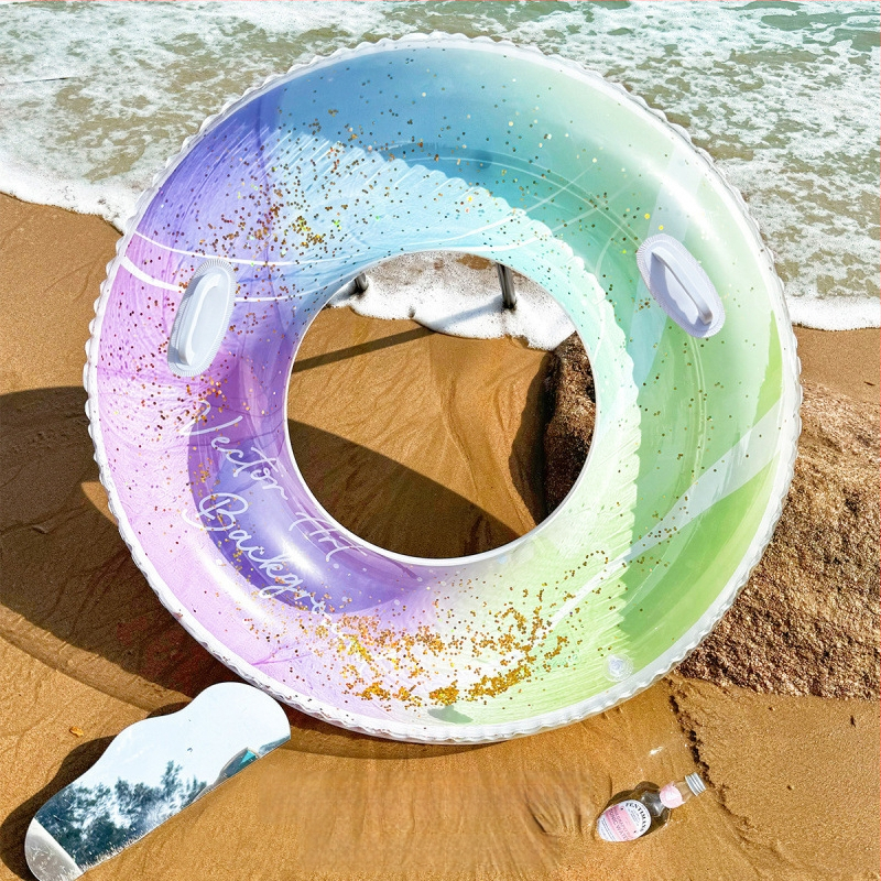 Bērnu peldēšanas gredzens, PVC materiāls, vienkrāsains dizains