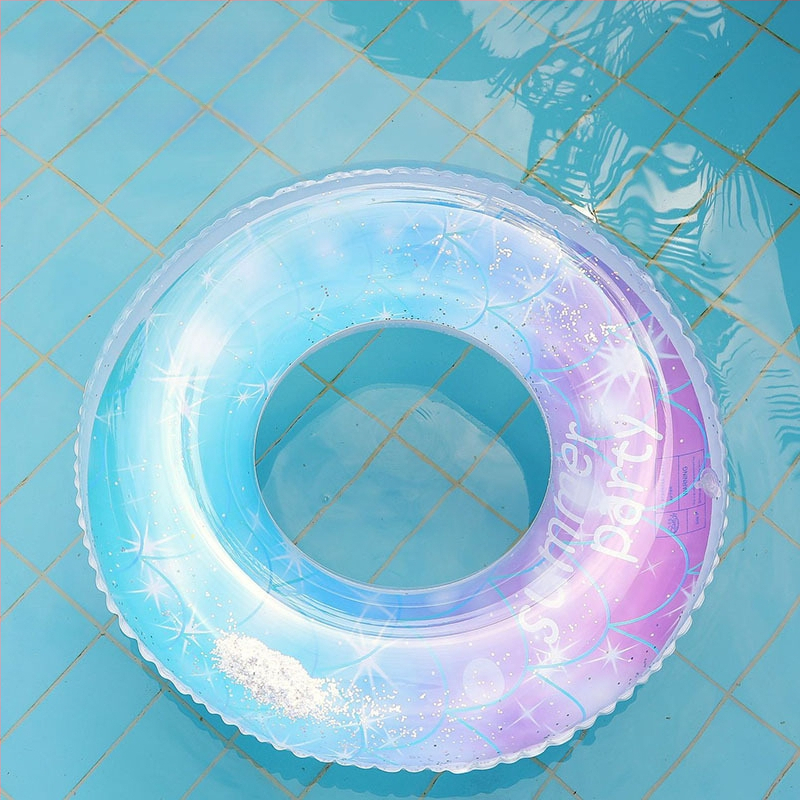 Bērnu peldēšanas gredzens, PVC materiāls, vienkrāsains dizains