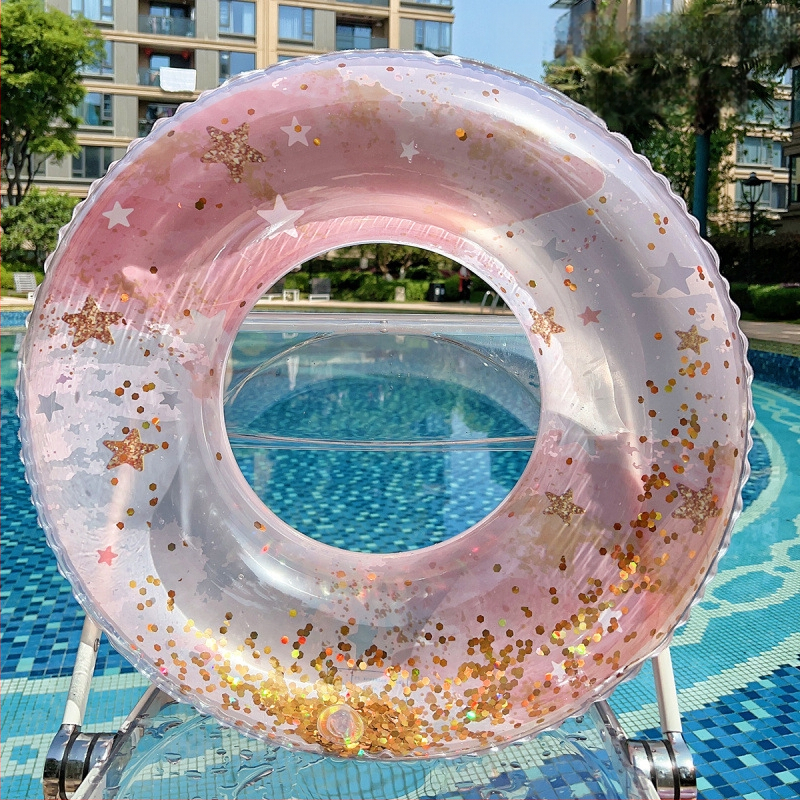 Bērnu peldēšanas gredzens, PVC materiāls, vienkrāsains dizains