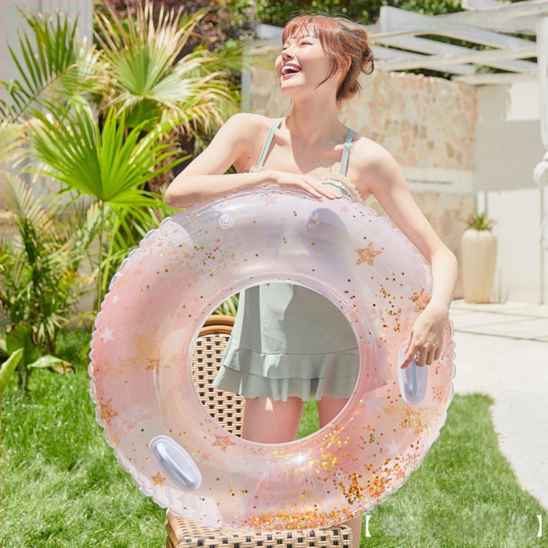 Bērnu peldēšanas gredzens, PVC materiāls, vienkrāsains dizains