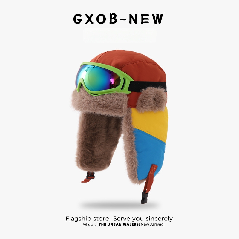 Vaikų Lei Feng skrybėlė žiemai, kupolo viršus, be krašto, 6–12 mėnesių ir 1–2 metų amžiaus