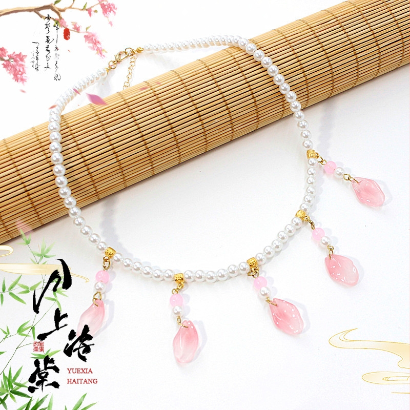 Vaikų ausų klipsų rinkinys - senovinis stilius, rankų darbo stiklo detalės su vaisių ir lapų motyvais